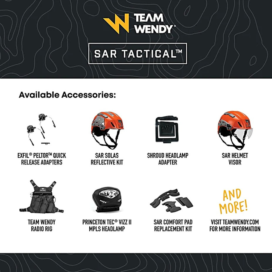 TEAM WENDY: Tactical™ Search and Rescue Helmet