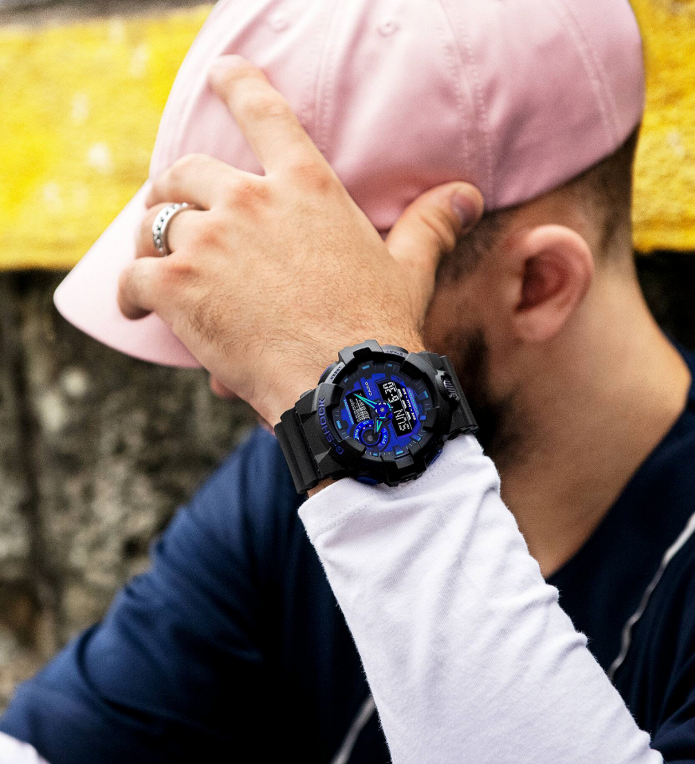 CASIO G-SHOCK: GA-700VB-1A Analog-Digital Watch