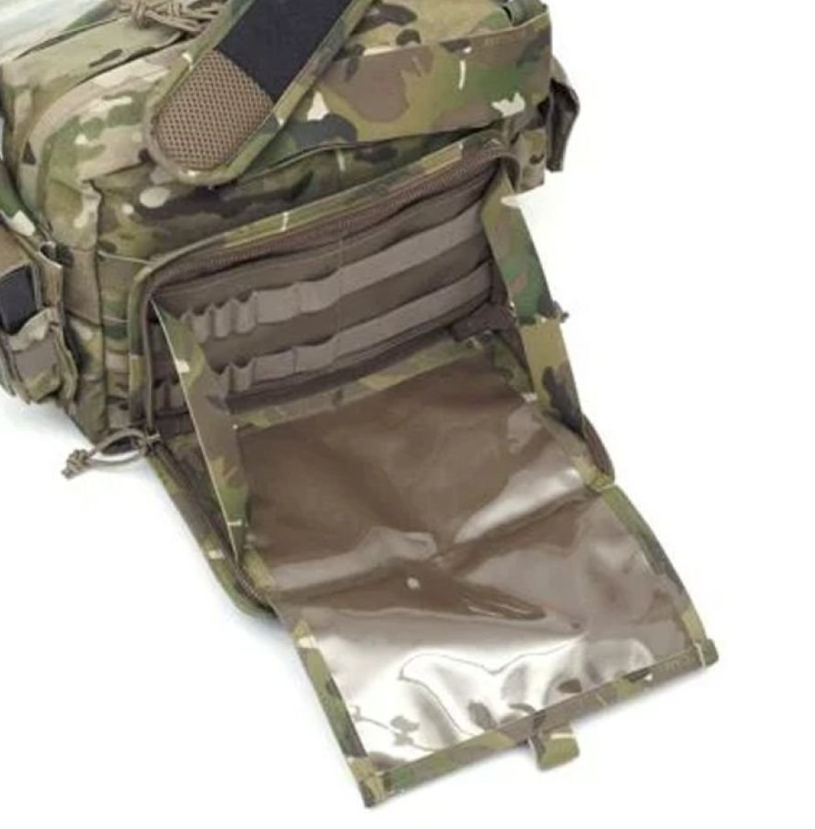 WARRIOR ASSAULT: Command Panel Gen 2 with Fold-Out Map Sleeve & Velcro Fastening A-TACS