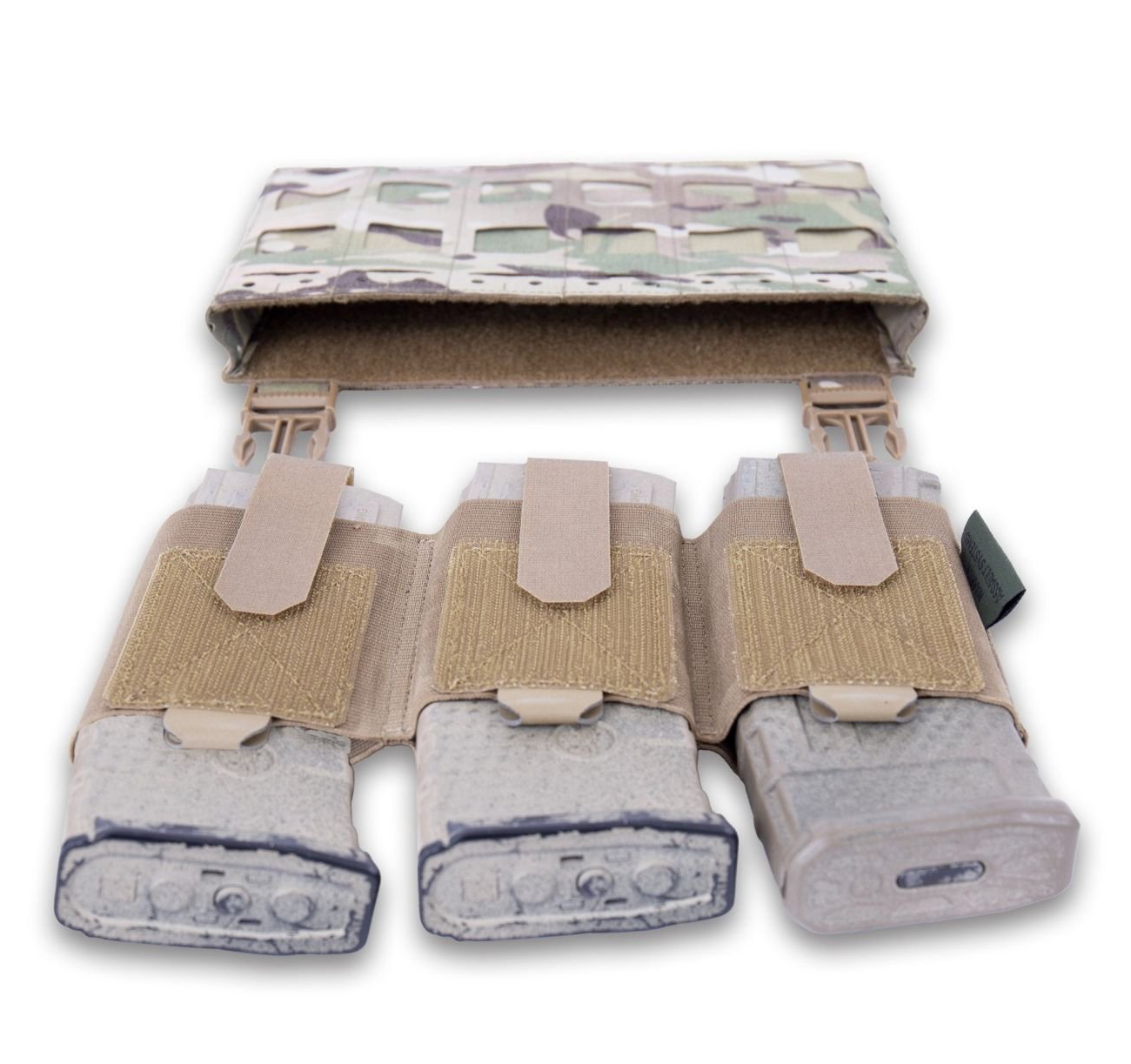 WARRIOR ASSAULT: Laser Cut Modular Chest Rig (MCR) MK1 TYPE 2 Chest Rig Delta (W-LC-MCR-H-MK1-TYPE-2) Bundle