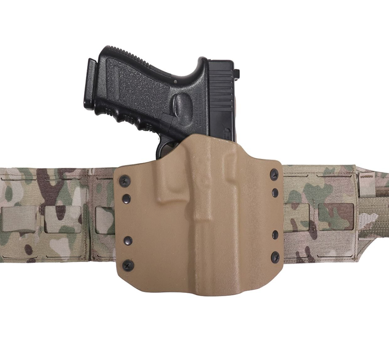 WARRIOR ASSAULT: Laser Cut Low Profile Belt with Polymer Cobra Belt Buckle