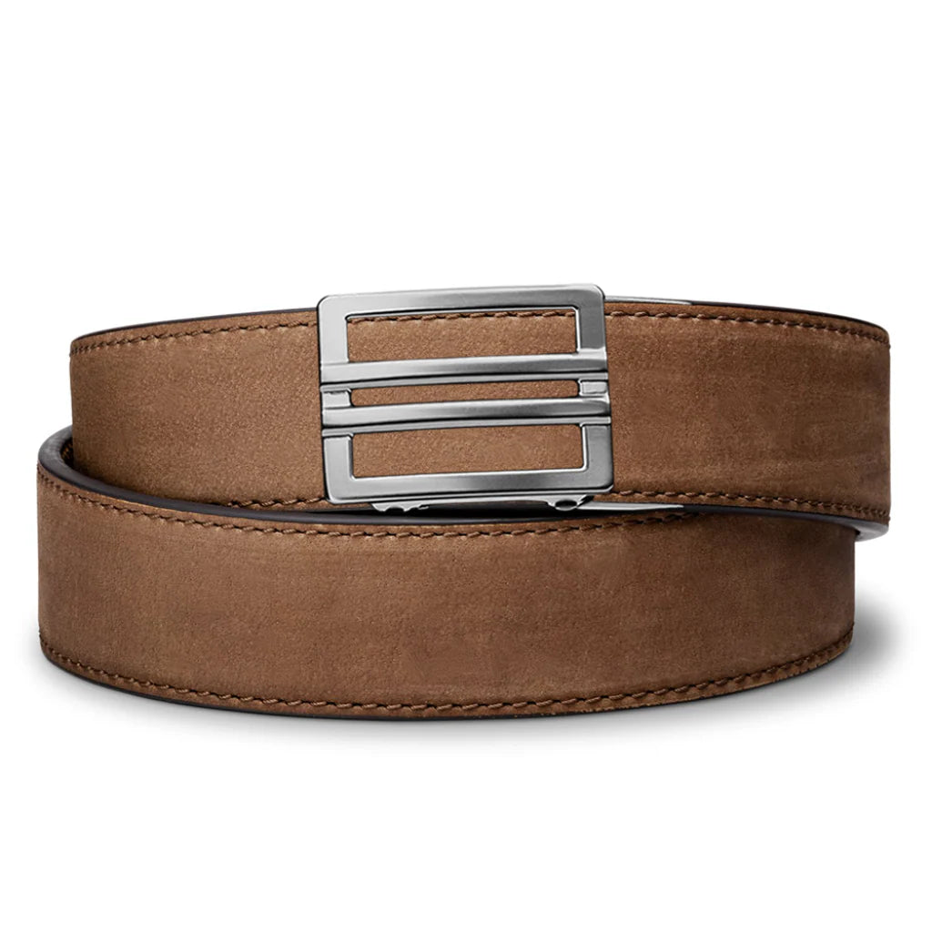 Kore Essentials - CEINTURE POUR PISTOLET EN CUIR NOIR À BOUCLE X1 24" - 44"