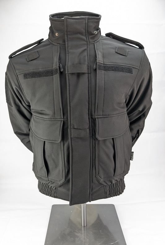 TACTICAL INNOVATIONS: 5-in-1 soft shell jacket with Velcro Pull Outs