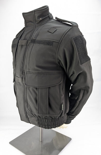 TACTICAL INNOVATIONS: 5-in-1 soft shell jacket with Velcro Pull Outs