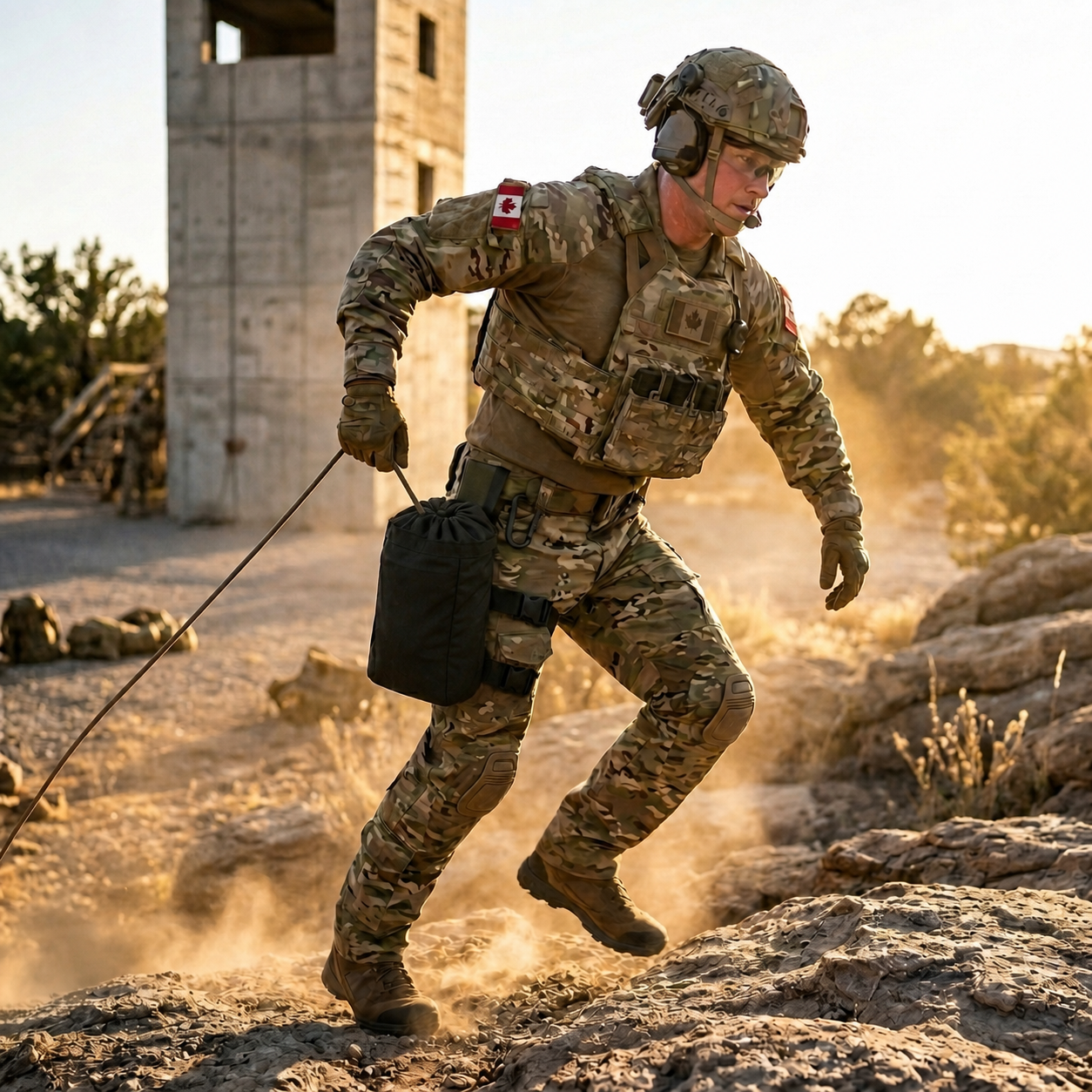 HI TEC INTERVENTION: Cinch-Top Rope Deployment Bag