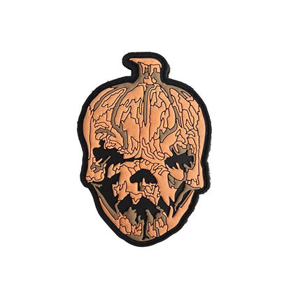 TACTICAL INNOVATIONS:Jack-O' Lantern, PVC Morale Patch, Glow-in-the-Dark