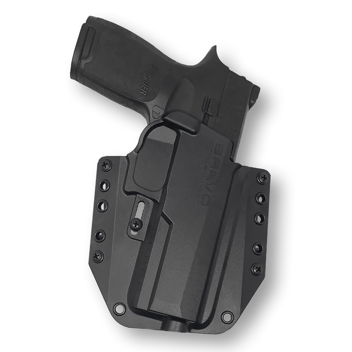 BRAVO CONCEALMENT: 3.0 OWB Holster - Retail - Sig Sauer P320 Fullsize 9/40 / Right Hand / Black