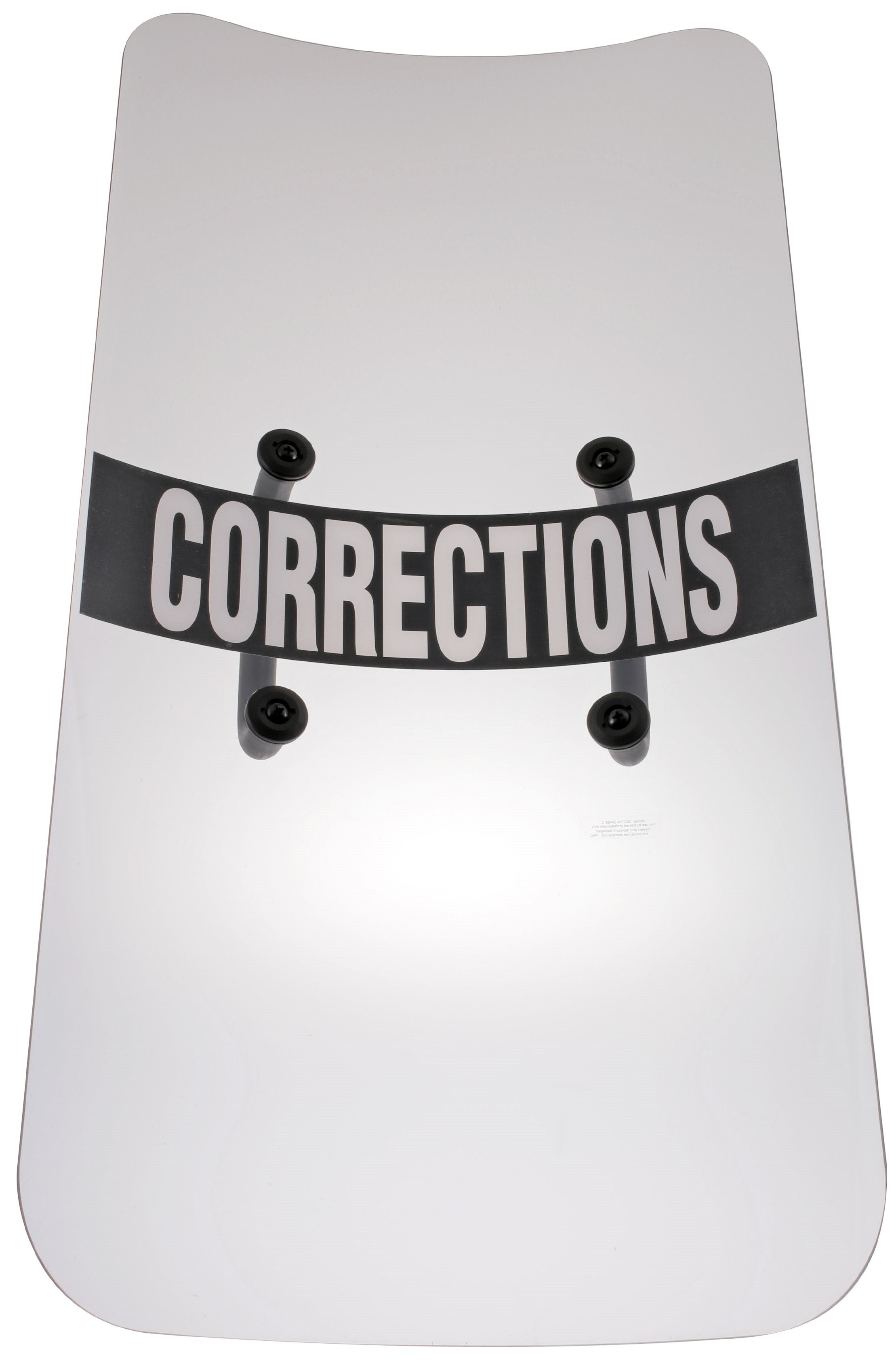 Capture Shield Black Handle / Clear Shield 24 x 48 x 0.150