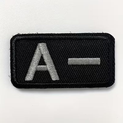Embroidered Blood Type Patches