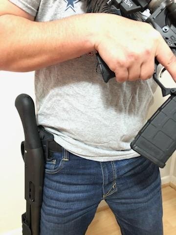 STRATUS: Shockwave 590 Pin Combo GEN 2 Holster, Black