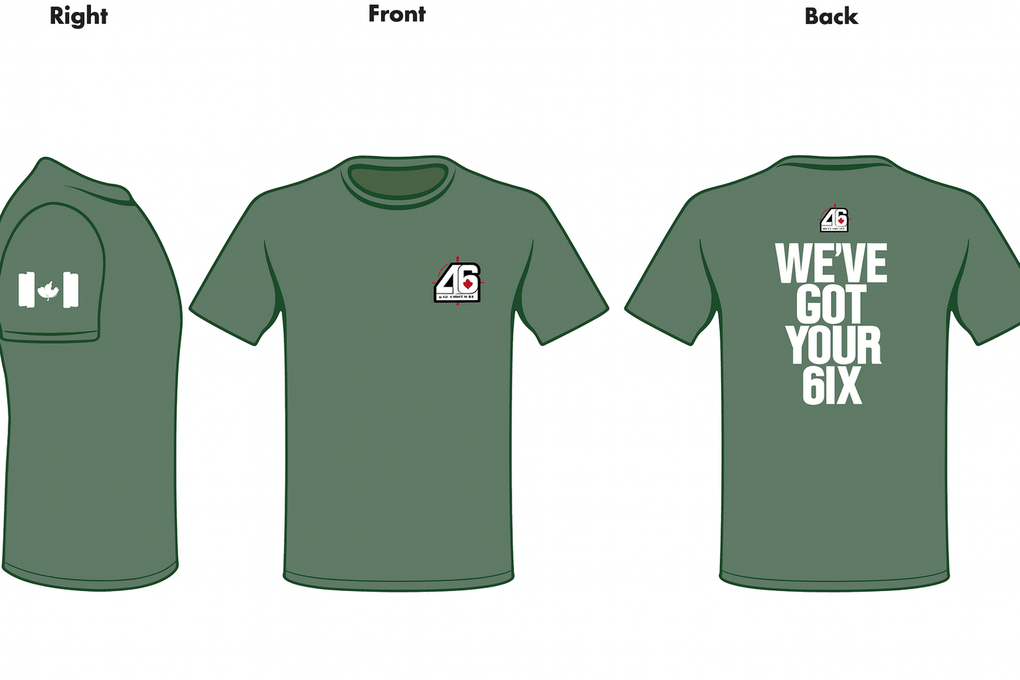 T-shirt tactique 416 - Nous avons votre 6ix