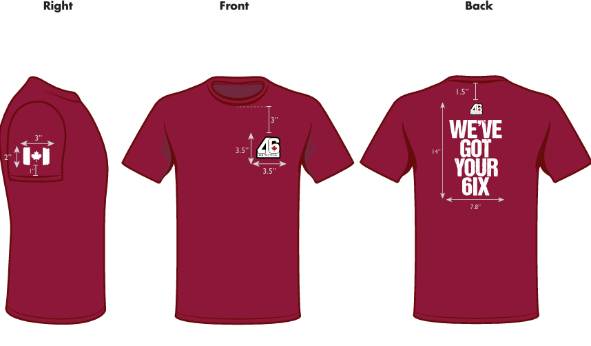 T-shirt tactique 416 - Nous avons votre 6ix