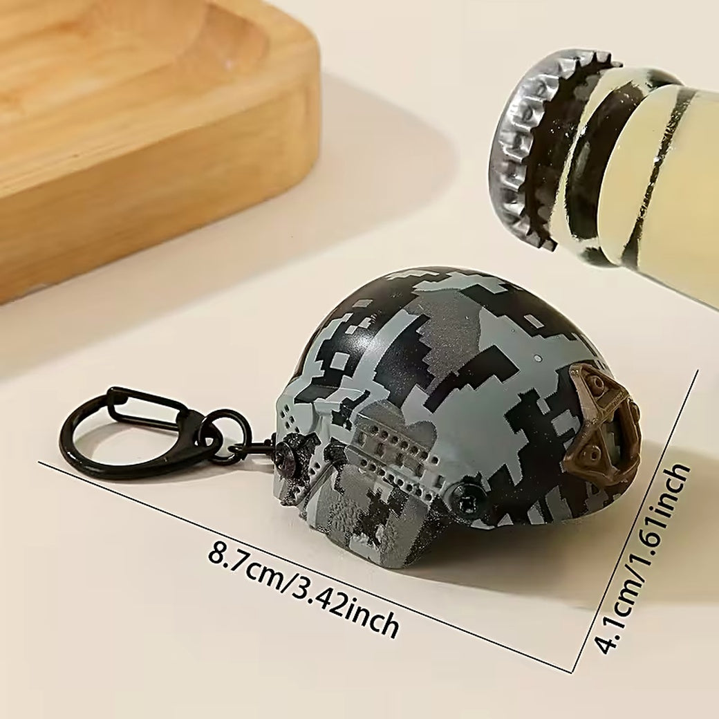 416 TACTICAL: Helmet Bottle Opener Keychain