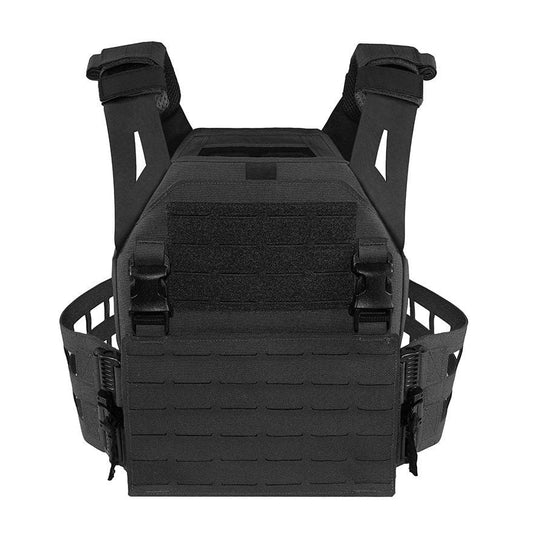 WARRIOR ASSAULT: Laser Cut (LPC) V2 Low Profile Plate Carrier with Ladder Sides and 5.56 Triple Bungee Magazine Pouch