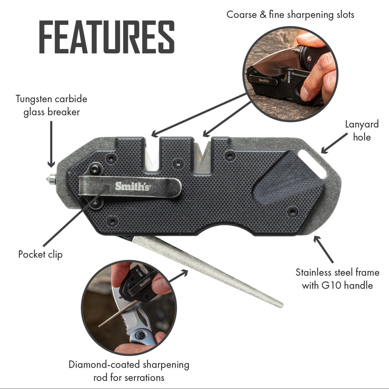 SMITH'S: PP1 Tactical Knife Sharpener