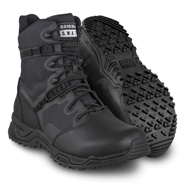 Original Swat Alpha Fury 8" Polishable Toe Side Zip Waterproof