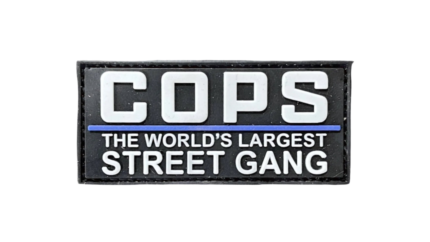 416 TACTICAL: Cops the World's Largest Street Gang, PVC Morale Patch