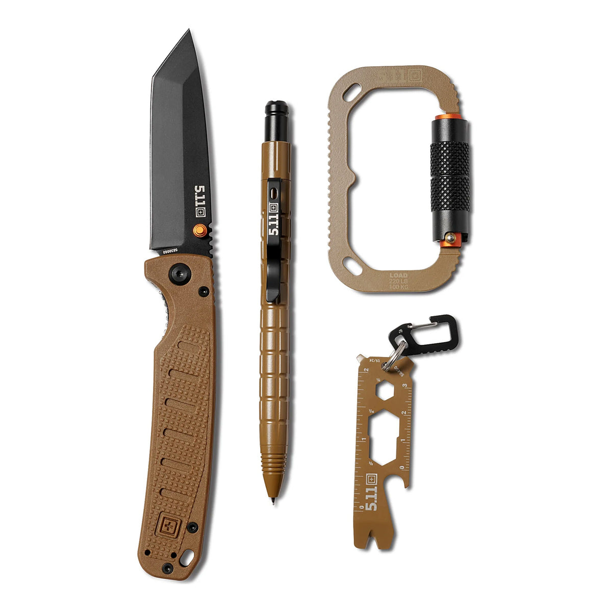 5.11 TACTICAL: Trailblazer Gift Set with Folding Knife, Tactical Pencil, Carabiner & Multitool