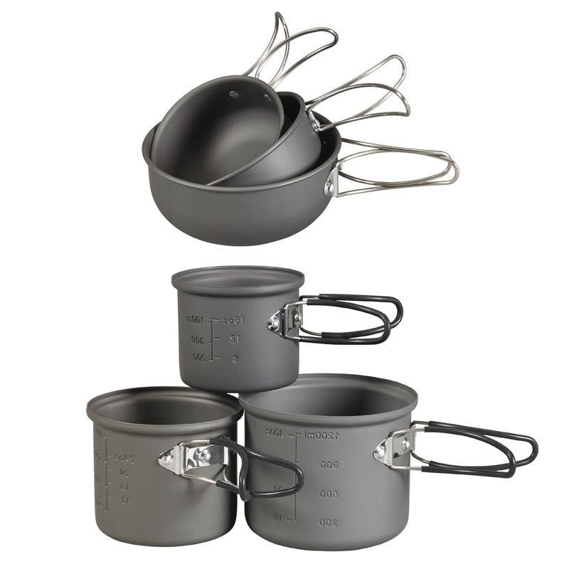 NDUR: 6 Piece Essentials Cookware Mess Kit
