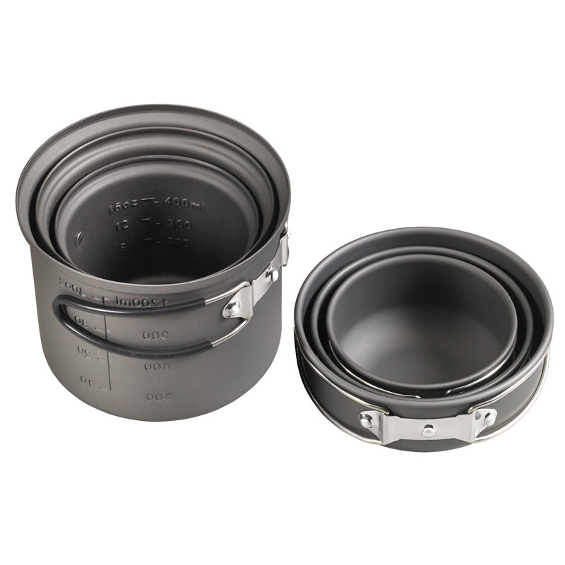 NDUR: 6 Piece Essentials Cookware Mess Kit