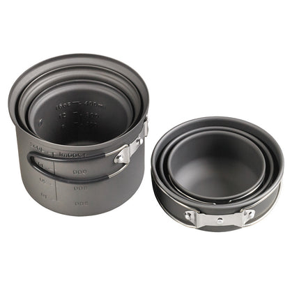 NDUR: 6 Piece Essentials Cookware Mess Kit