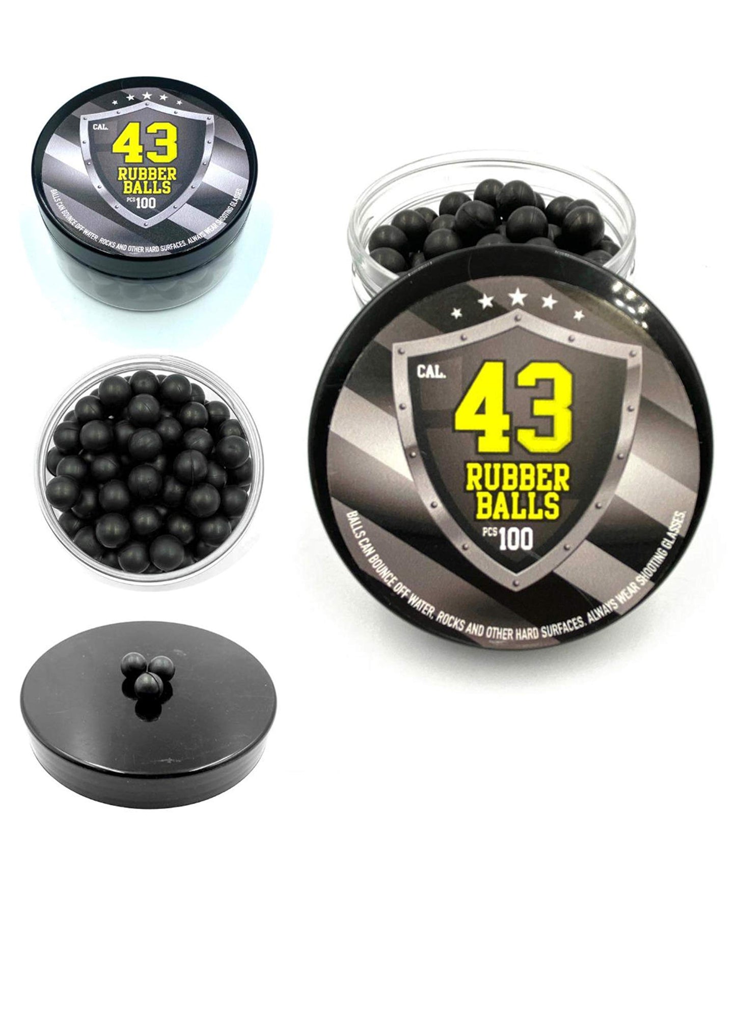 UMAREX: .43cal Rubber Balls, 100 Count