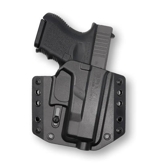 BRAVO CONCEALMENT: OWB Holster, Glock 26,27,33, Right Handed