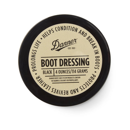 DANNER: Black Boot Dressing 4oz