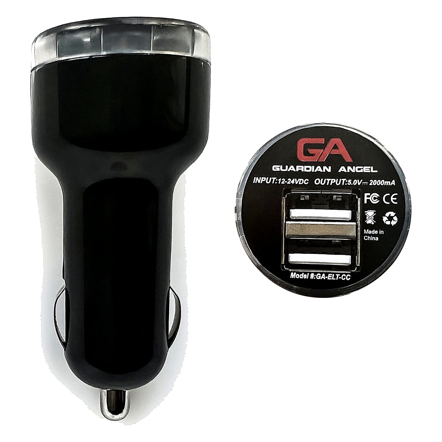 GUARDIAN ANGEL: Car Charger with Type-C Cable