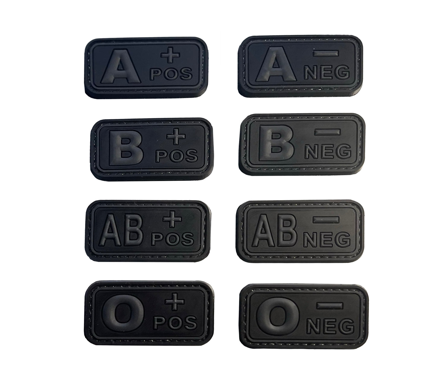TACTICAL INNOVATIONS: Blood Type Stealth PVC Patches, All Types