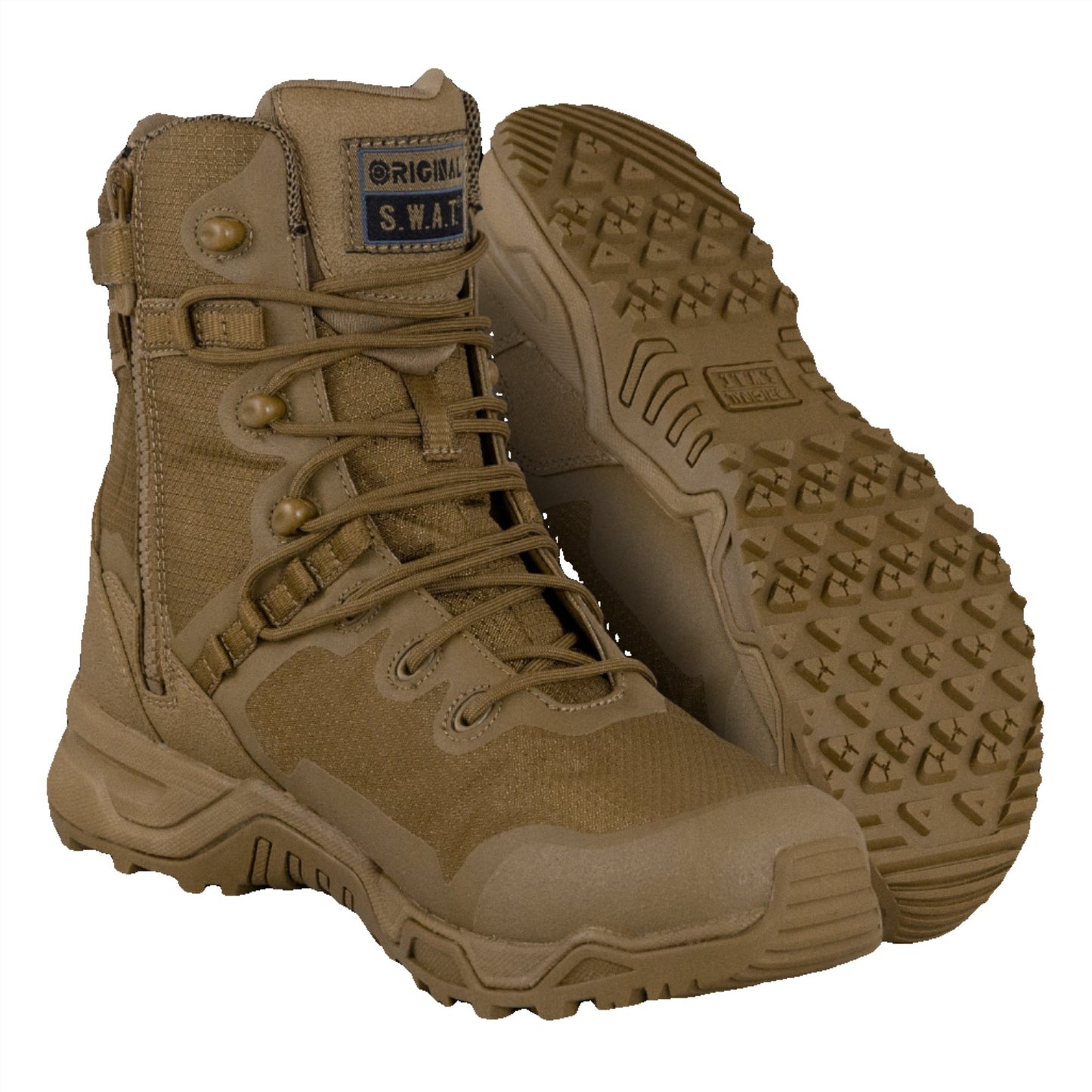 Original Swat Alpha Fury 8" Polishable Toe Side Zip Waterproof