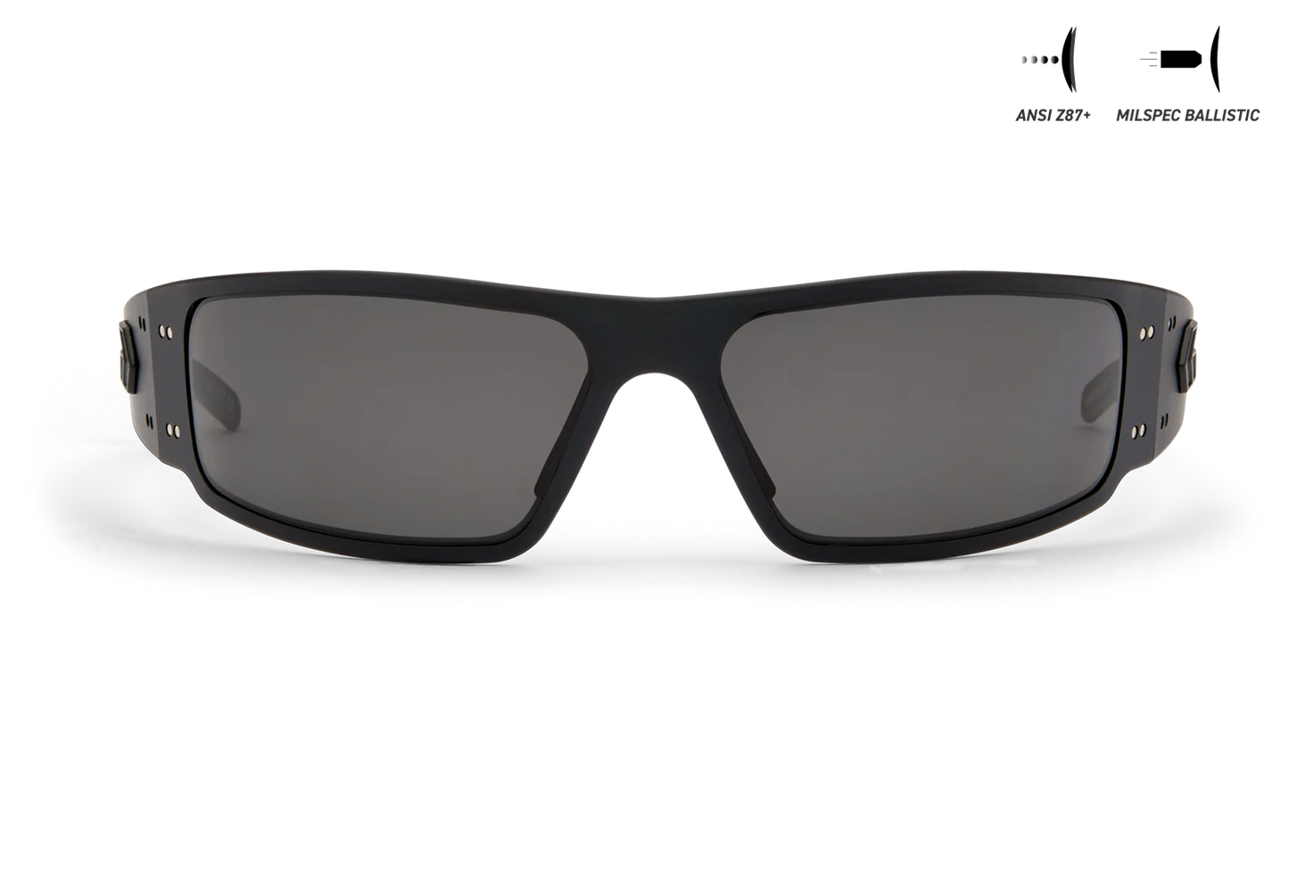 GATORZ: Magnum, ANSI Z87+ MilSpec standards for protection  Ballistic with Anti-Fog/Black Frame