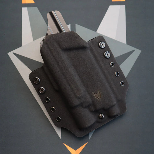 GRAY FOX STRATEGIC: Basilisk OWB Holster, Sig P320 X5 w/ SureFire X300 (adaptive loops)