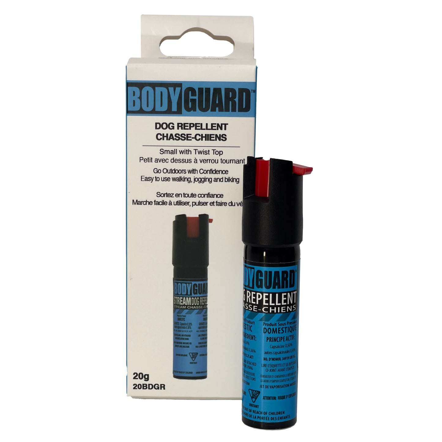 BODYGUARD: Dog Repellent, 20g Slim Twist Top