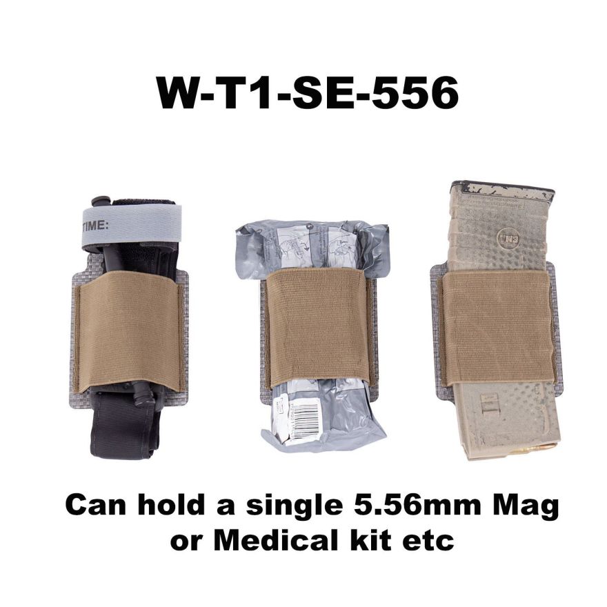 WARRIOR ASSAULT SYSTEMS: T1 Tegris Single Elastic 5.56mm Pouch