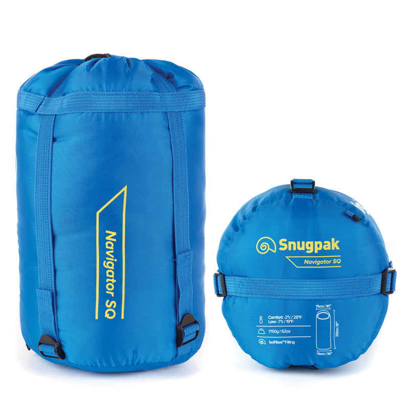 SNUGPAK: Basecamp Navigator SQ - Sapphire Blue w/ Right Side Zip