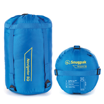 SNUGPAK: Basecamp Navigator SQ - Sapphire Blue w/ Right Side Zip