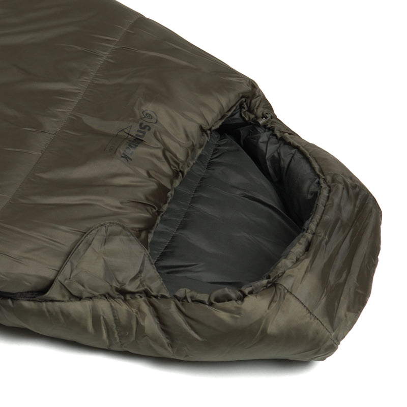 SNUGPAK: Basecamp OPS Sleeper Lite Olive Left Side Zip WGTE
