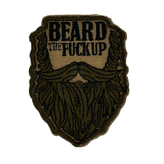 TACTICAL GEAR JUNKIE: Beard The F*** Up 3" Laser Cut Patch