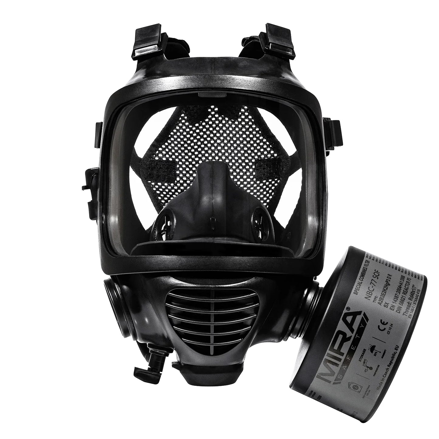 MIRA SAFETY: CM-6M Tactical Gas Mask, Full-Face Respirator
