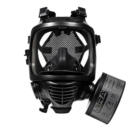 MIRA SAFETY: CM-6M Tactical Gas Mask, Full-Face Respirator