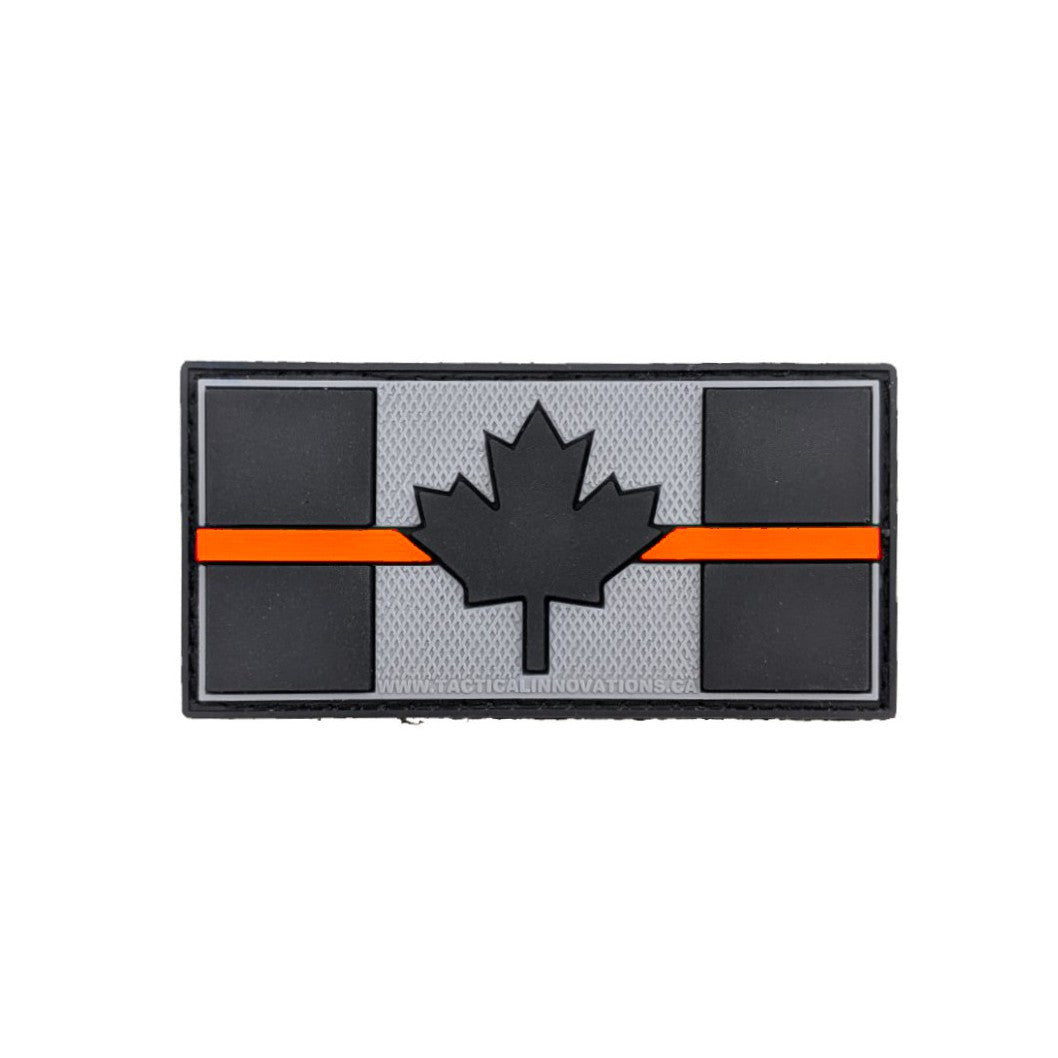 TIC Patch - THIN ORANGE  LINE FLAG 1.5X3