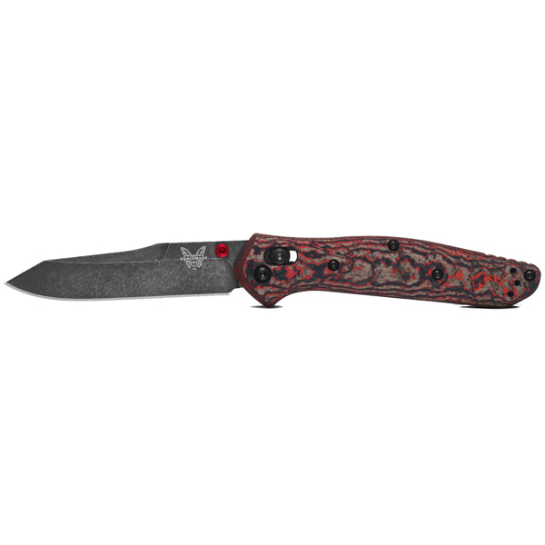 BENCHMADE: Limited Edition Osborne Lava Flow 940BK-2502, Reverse Tanto Pocket Knife