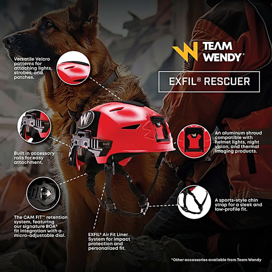 TEAM WENDY: EXFIL® Rescuer Helmet