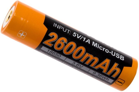 FENIX: ARB-L18-2600 Rechargeable 18650 Battery