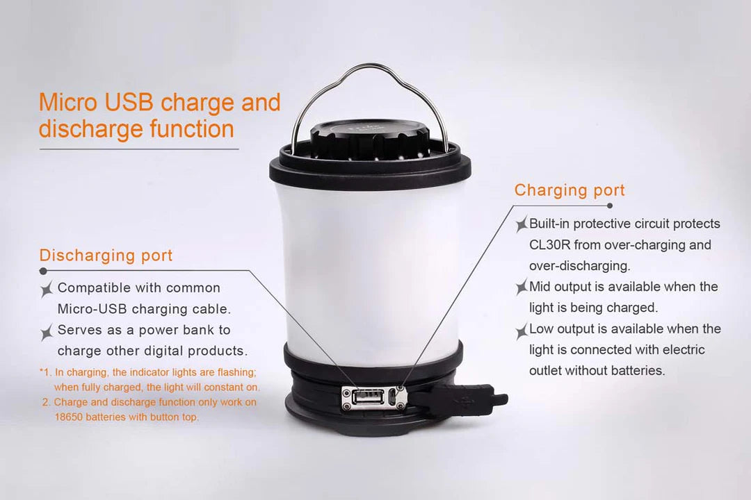 FENIX: CL30R USB Rechargeable Camping Lantern
