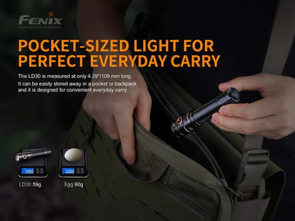 FENIX: LD30 Ultra-Compact Outdoor Flashlight with High Output