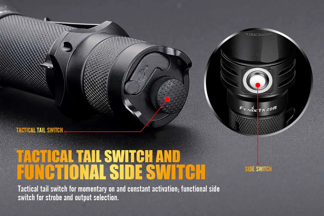 FENIX: TK20R Rechargeable Tactical Flashlight