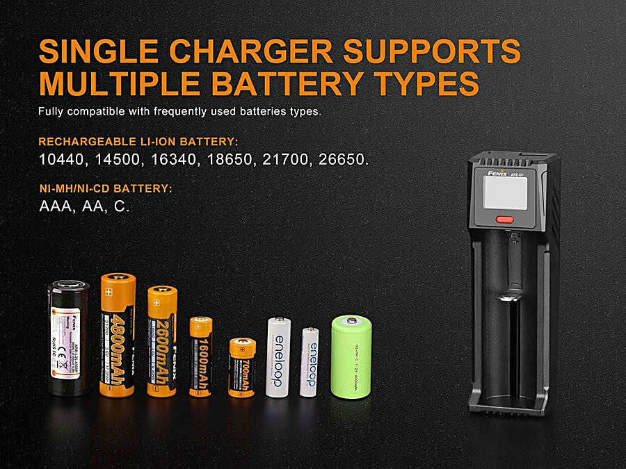 CHARGEUR DE BATTERIE FENIX ARE-D1