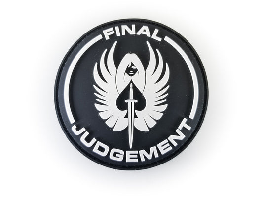 TACTICAL INNOVATIONS: Final Judgement PVC Morale Patch, Glow in the Dark